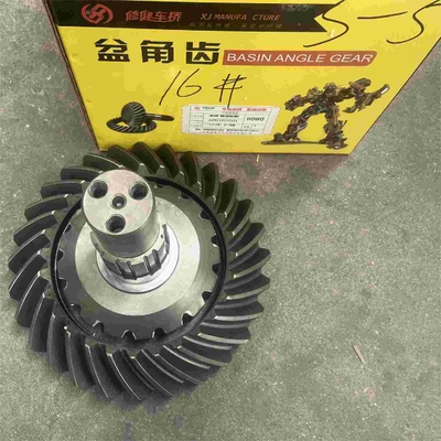 comprar Roda de coroa engrenagem de pinónio HOWO Peças de caminhão WG9100760100 A7 HC16 eixo traseiro engrenagem de bisel 28/17 fabricação em linha
