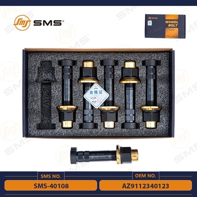 AZ9112340123 SMS-40108 Parafuso traseiro Sinotruk Howo Chassis Parts