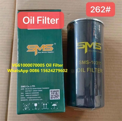 VG61000070005 Filtro de óleo HOWO Peças de camião Filtro de separador de água de combustível diesel