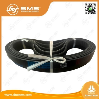 Cinturão alternador 6PK794 VG2600020258 HOWO Peças de camião