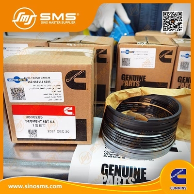Anel de pistão 3806285 15*15*15CM de CUMMINS do motor 6BT5.6