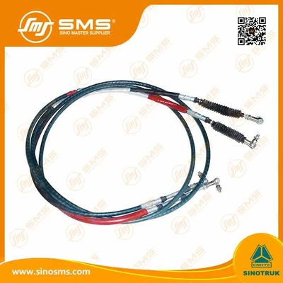 Conjunto de cabo do deslocamento de engrenagem WG9725240112/0113/peças sobresselentes pretas da caixa de engrenagens do caminhão de Sinotruk Howo